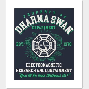 Property of Dharma Swan Department Dks Posters and Art